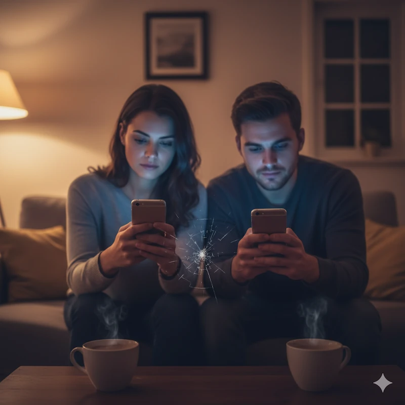 Eşler Arası Görünmez Duvar: Telefon Bağımlılığı ve İlişki Doyumu